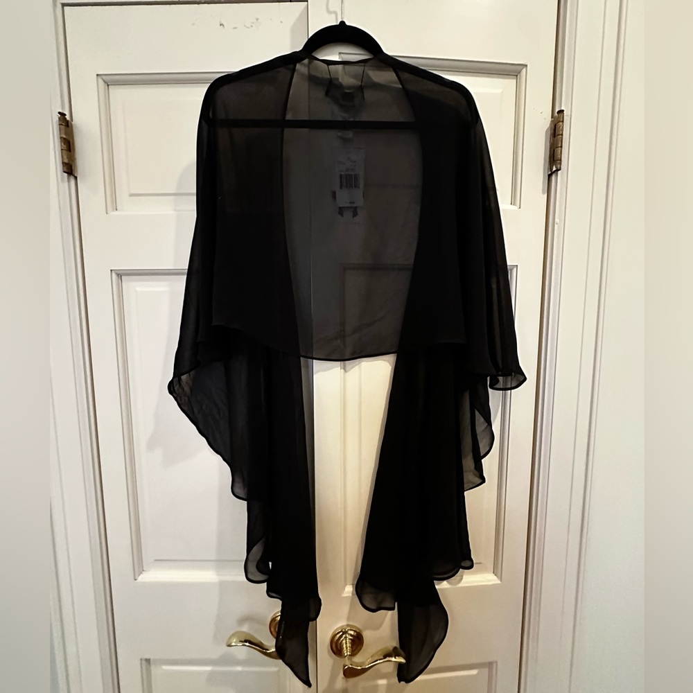 Gabby Skye Black Occasion Wrap - NWT
